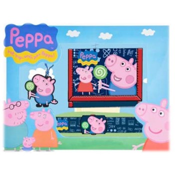 Set regalo Peppa Pig (portafoglio, cintura e portachiavi)
