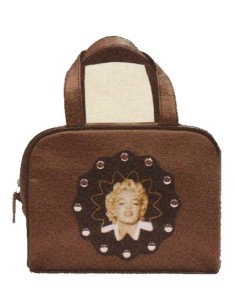 Borsetta beauty case Necessaire Marylin Monroe Cm. 22x15x6