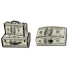 Set 3 scatole Mdf "Dollaro" - 2 valigie + 1 cofanetto