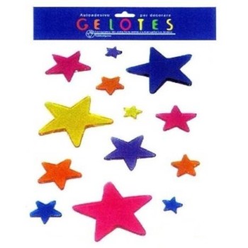 Stick gel "Gelotes" stelle - Blister grande Cm. 20x47
