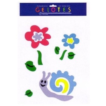 Stick gel "Gelotes" Lumaca e fiori - Blister classico