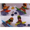 Statuina resina mini Surf rasta