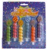 Candeline per torta torciglione palloncini