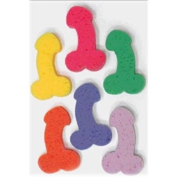 Spugna sagomata sexy Cm. 22 - Colori assortiti