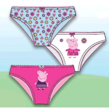 Set 3 slip baby Peppa Pig - Taglie assortite