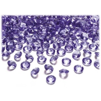 Confetti "Diamond" 12 Mm. - Violet - Confezione 100 pezzi