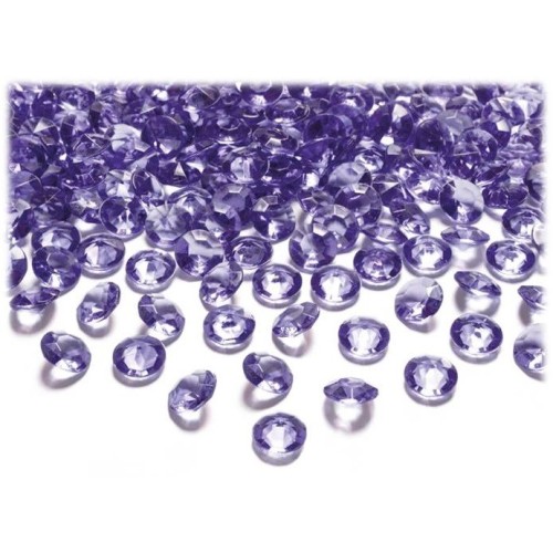 Confetti "Diamond" 12 Mm. - Violet - Confezione 100 pezzi