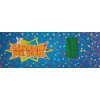 Candeline classiche con basi verdi - Scatola 100 pezzi