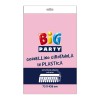 Gonnellino girotavola in plastica Cm. 73x426 - Rosa
