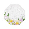 Piatti carta ondulati Cm. 18 Bouquet - Blister 10 pezzi