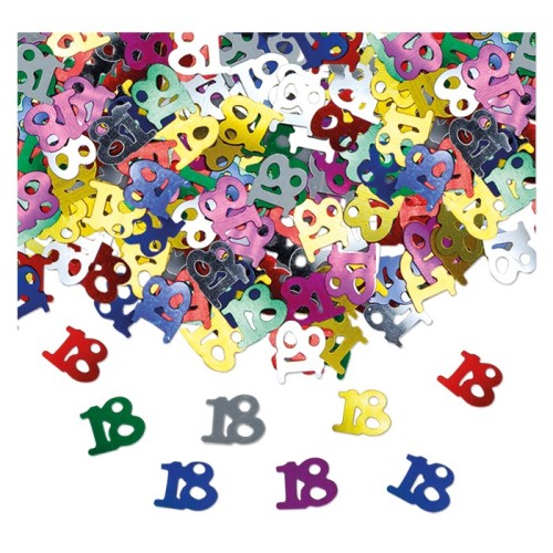 Confetti metallizzati 15gr. - 18 Anni multicolor