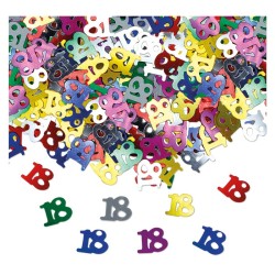 Confetti metallizzati 15gr. - 18 Anni multicolor