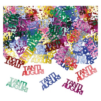 Confetti metallizzati 15gr. - Tanti Auguri Multicolor