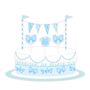 Set per decorazione della torta "Baby Boy"