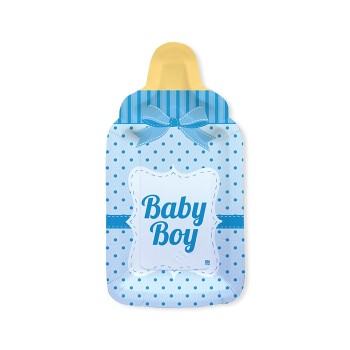 Piatti carta sagomati Cm. 13x26 Baby Boy - Blister 8 pezzi