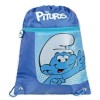 Sacca nylon Puffi blu deluxe Cm. 30x35