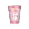 Bicchieri carta 200cc. Baby Girl - Blister 8 pezzi