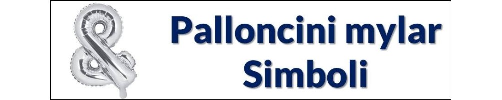 Mylar Simboli Cm. 35