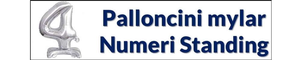 Mylar Numeri Standing